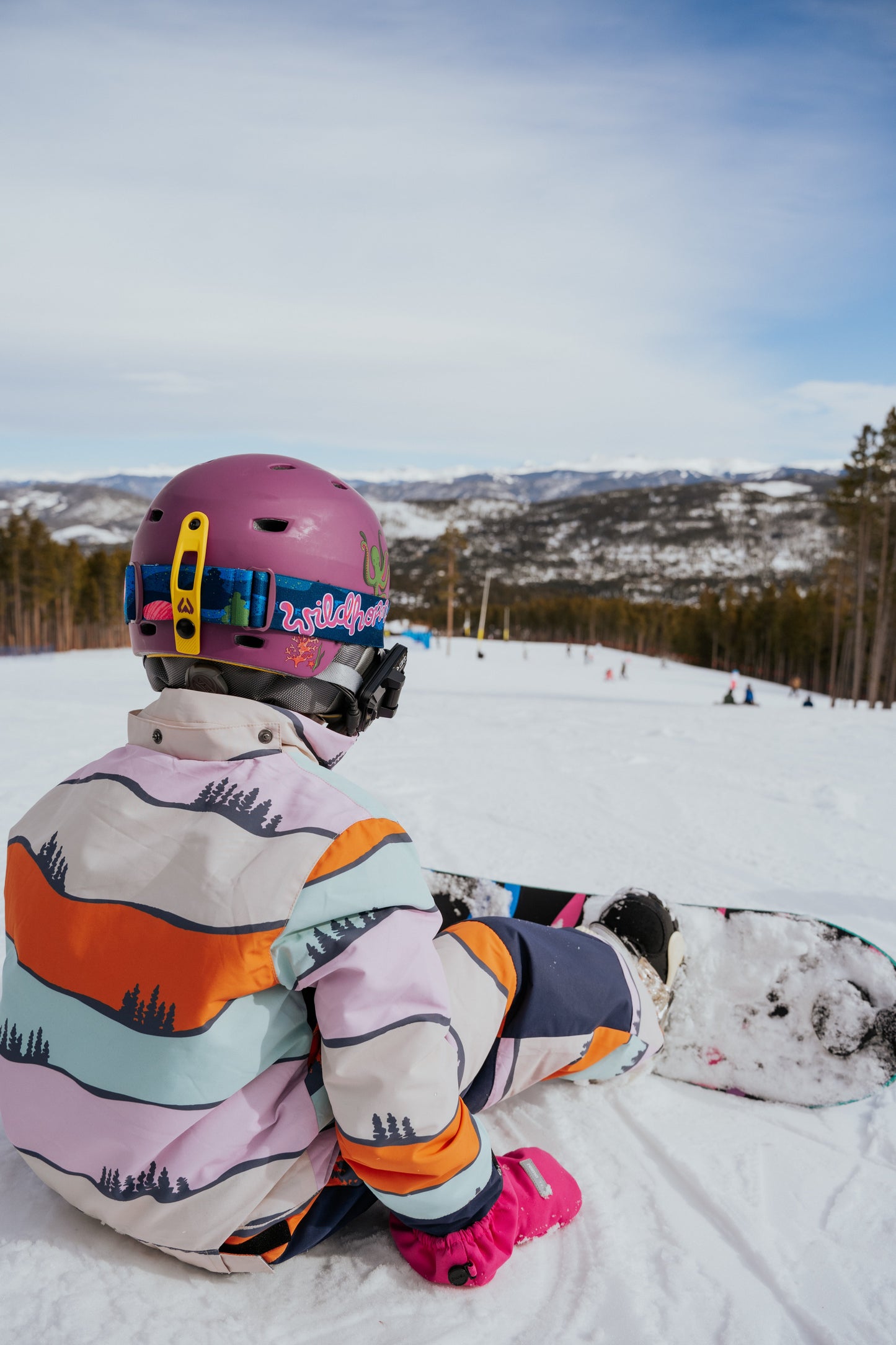 Colorful Hills Kids Waterproof Snowsuit - Winter Skiing & Snow Play