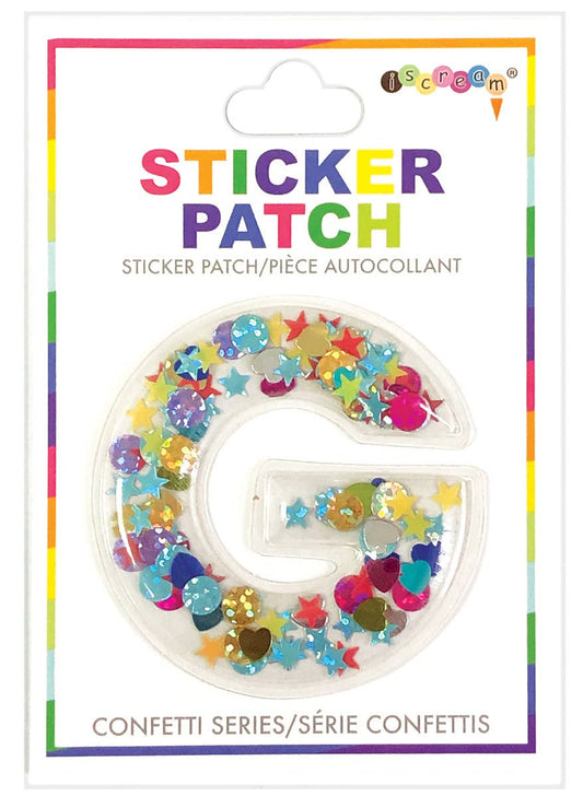 G Confetti Sticker Patch