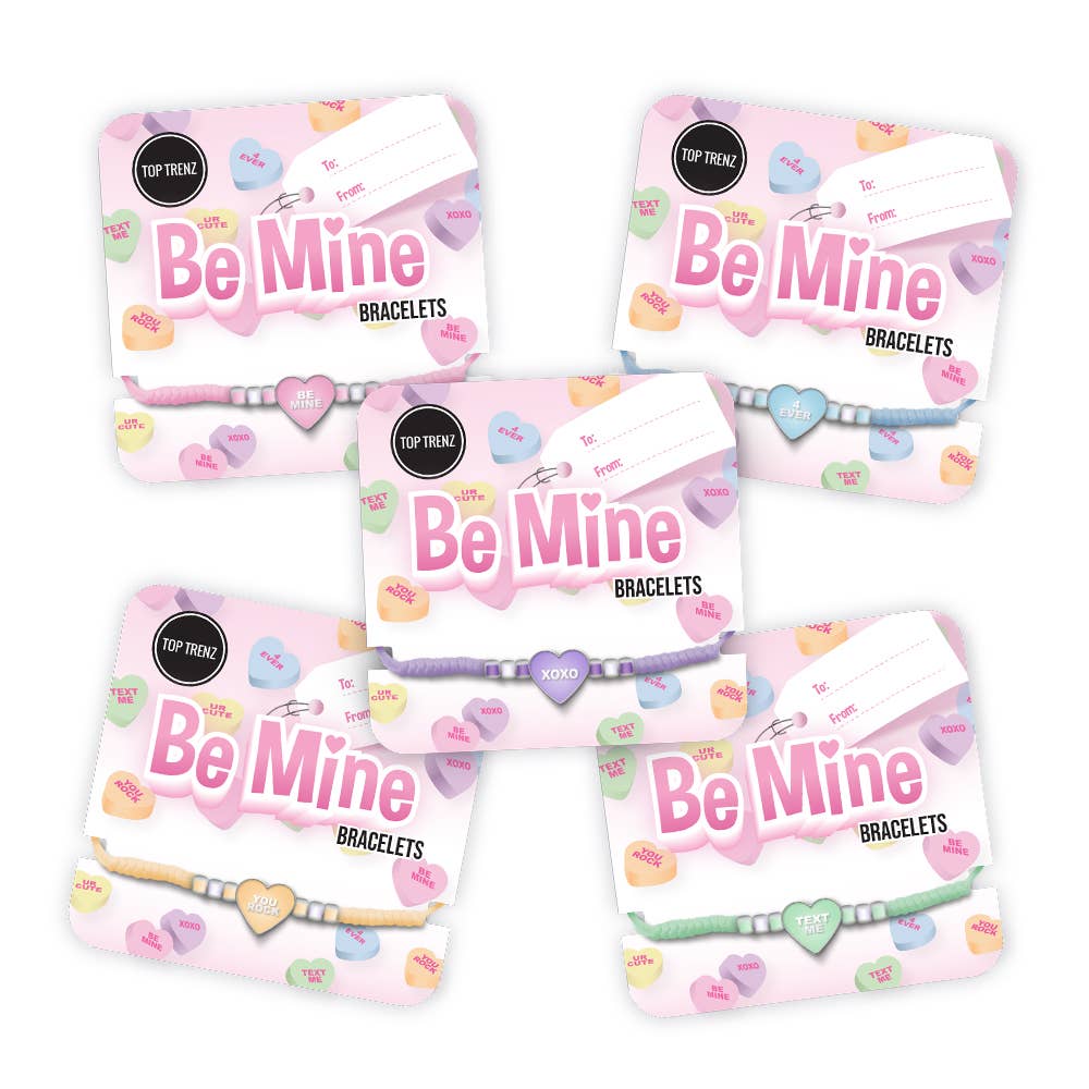 Conversation Heart Bracelets