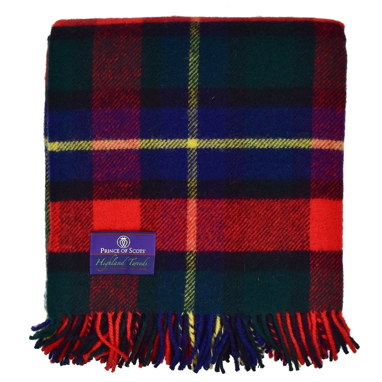 Highland Tweeds Pure New Wool Fluffy Throw - Kilgour