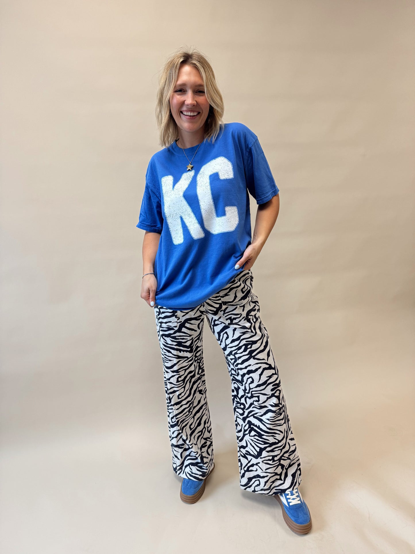 KC Distressed Tee