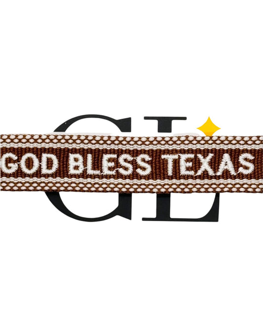 God Bless Texas Team Tassel Bracelet