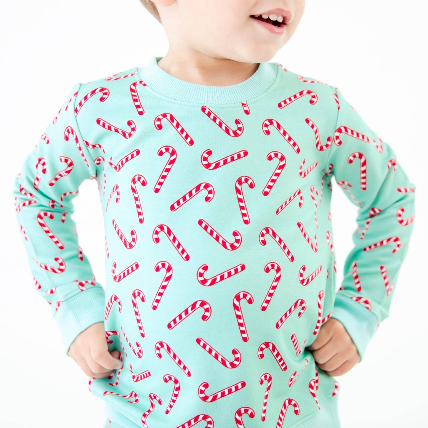 Candy Cane Lane Mint Jogger Set