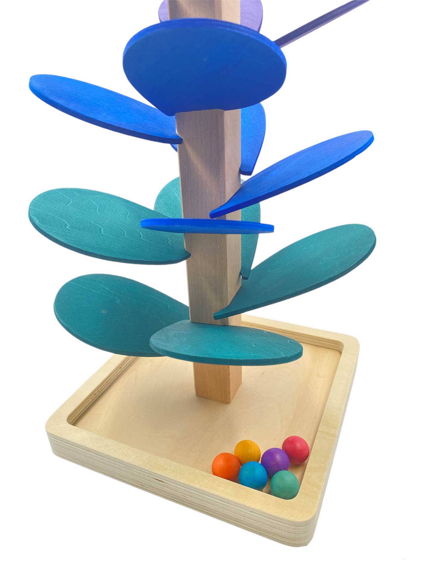 NEW Large Marble Tree in Primary Rainbow Colors