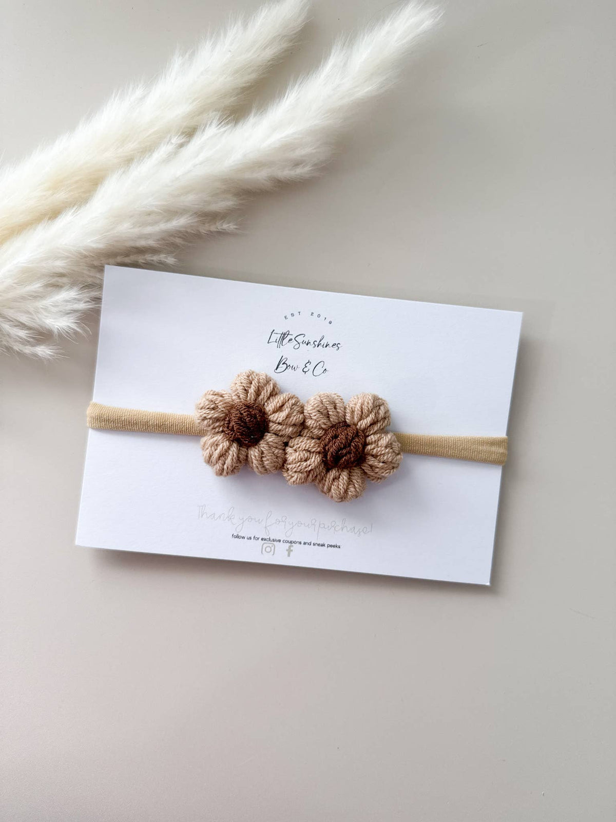 Crochet Flowers Hair Clips & Headbands