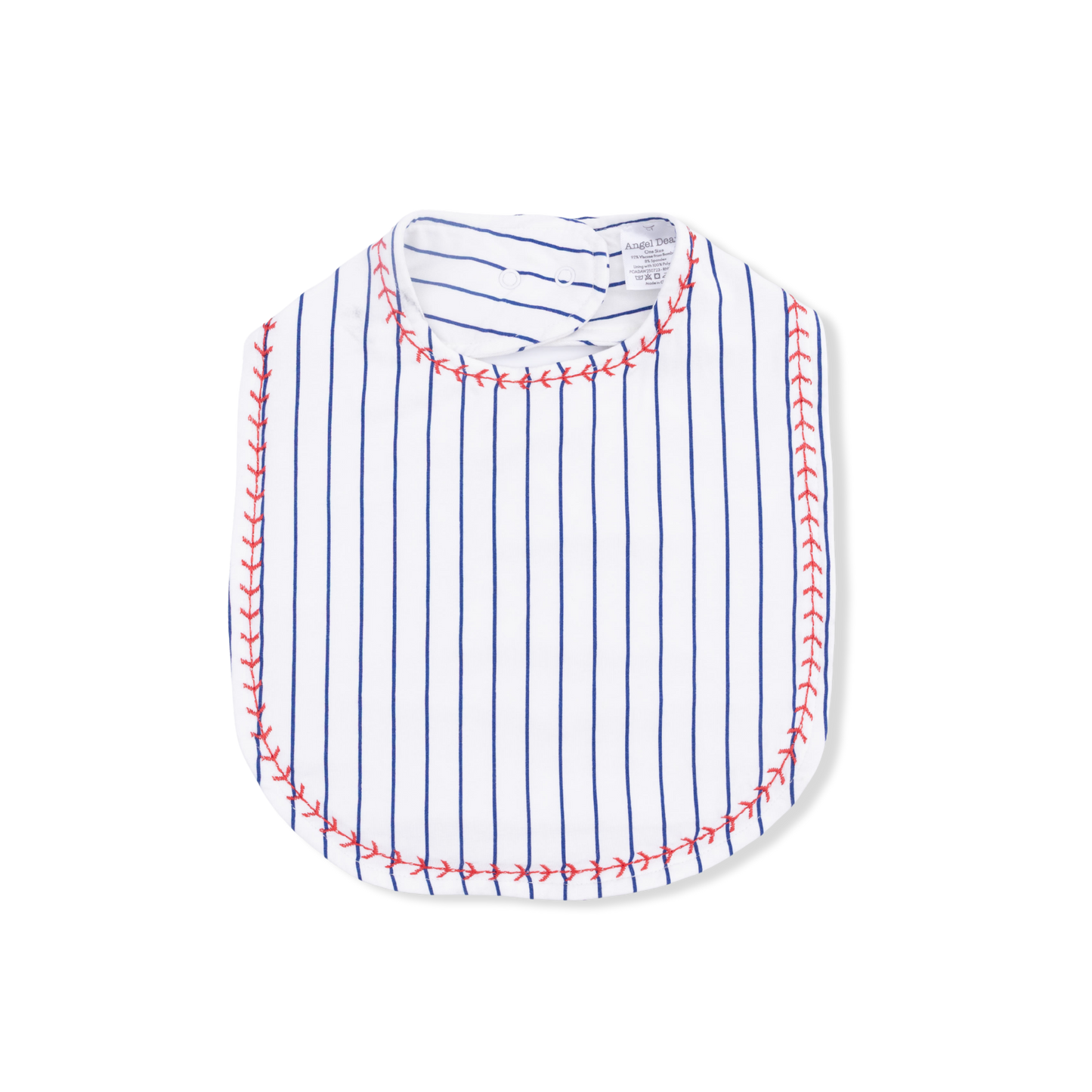 Baseball Stripe - Feeding Bib