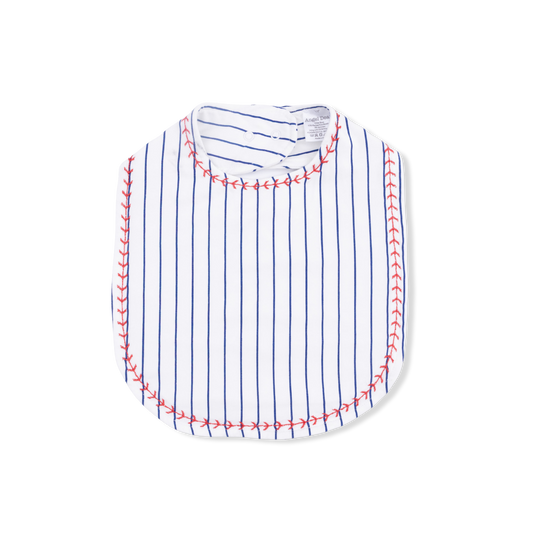 Baseball Stripe - Feeding Bib