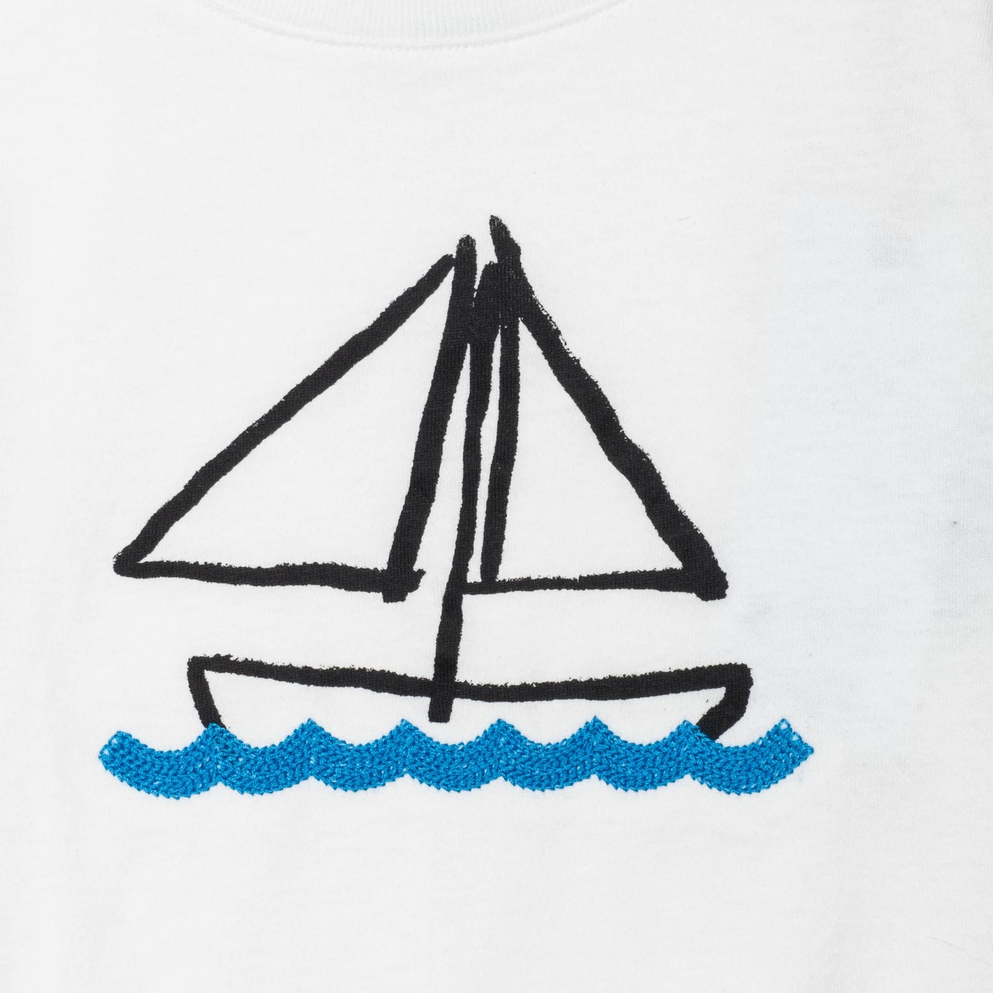 Recycled Cotton Sail Away Kid T-Shirt