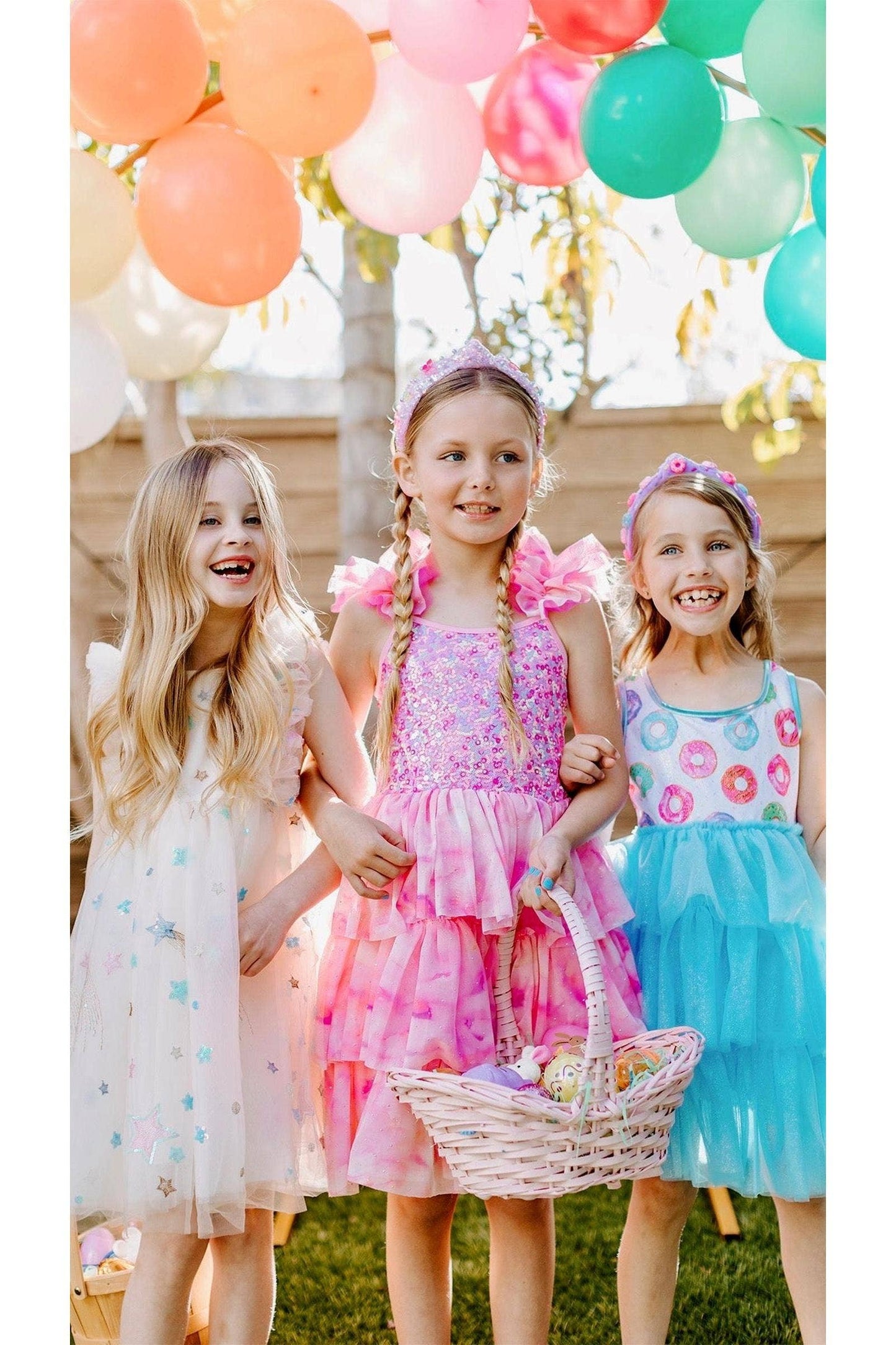 Ombre Pink Sparkle Tulle Dress