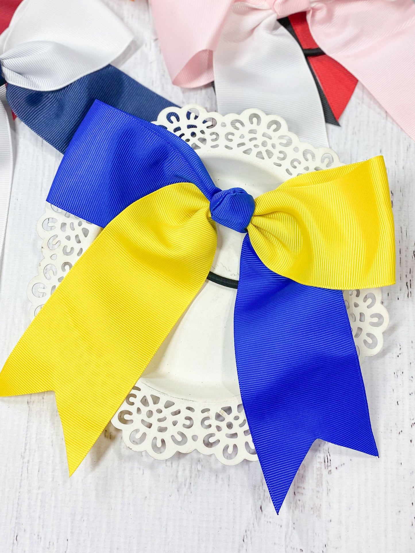 School Spirit Cheer Bows: Game Day