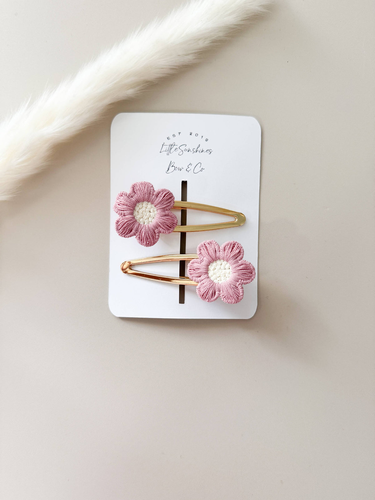 Flower Hair Clips & Nylon Headbands