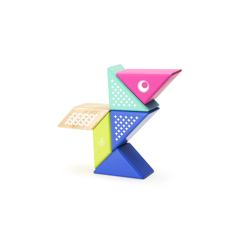 Travel Pals - Hummingbird Magnetic Wooden Blocks 6 pieces