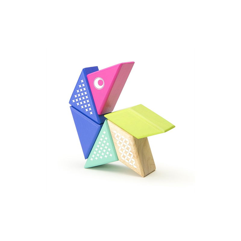 Travel Pals - Hummingbird Magnetic Wooden Blocks 6 pieces