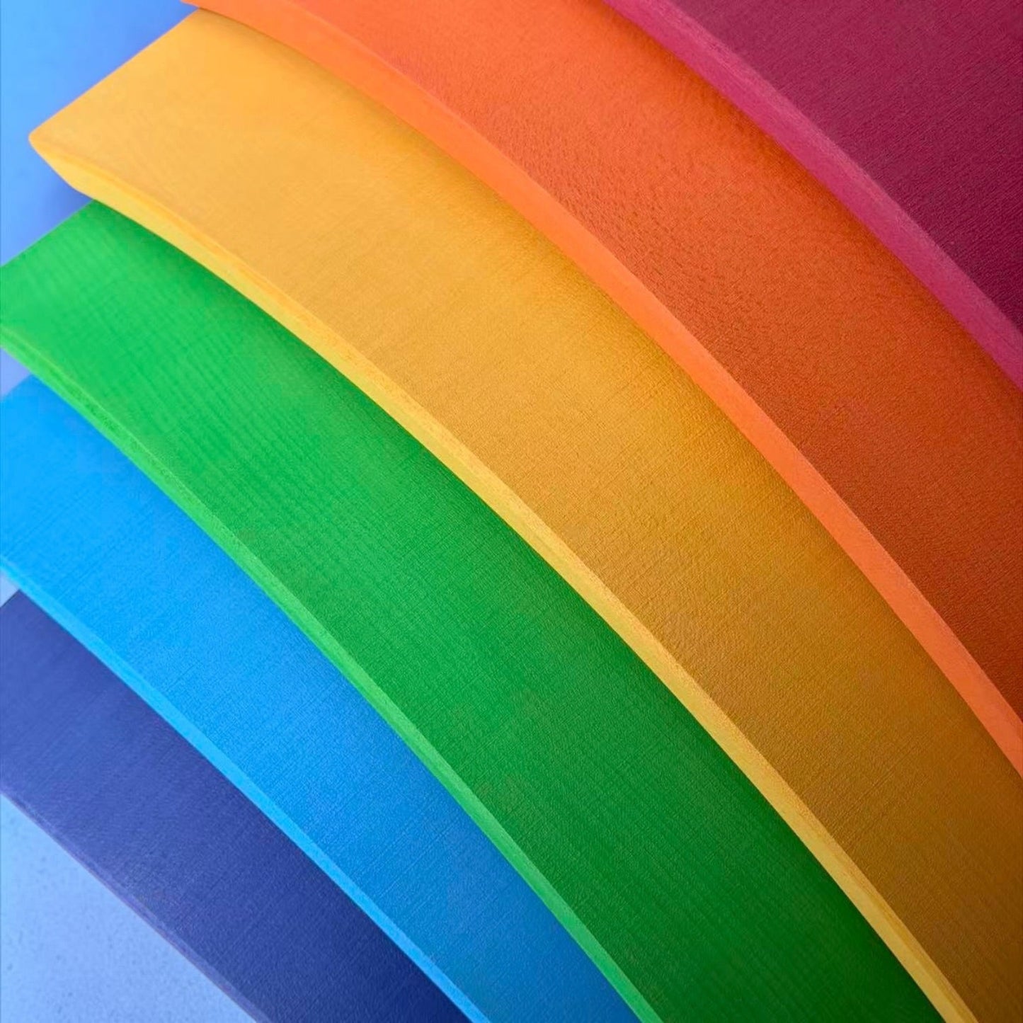 6 Pcs Wooden Rainbow Bridge Stacking Building Blocks