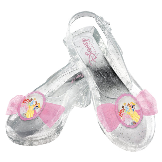 Disguise Disney Princess Sparkle Shoes One Size Child Up to Size 6