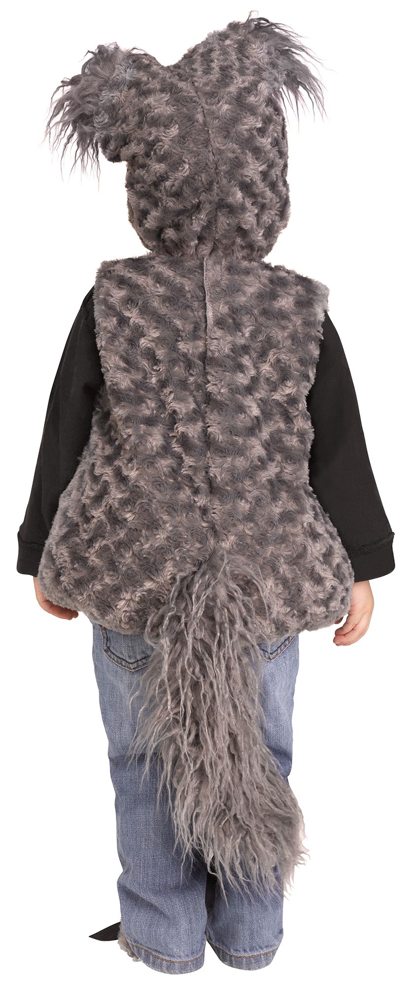 Cuddly Wolf Cub Tunic Child Costume Toddler Size Large 2T-4T