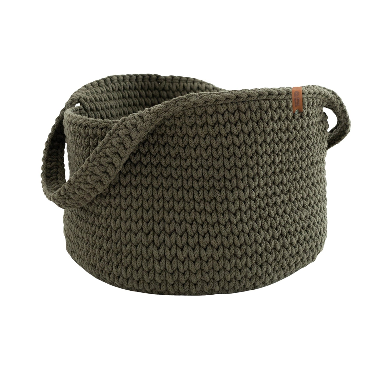Basket Round with Handles