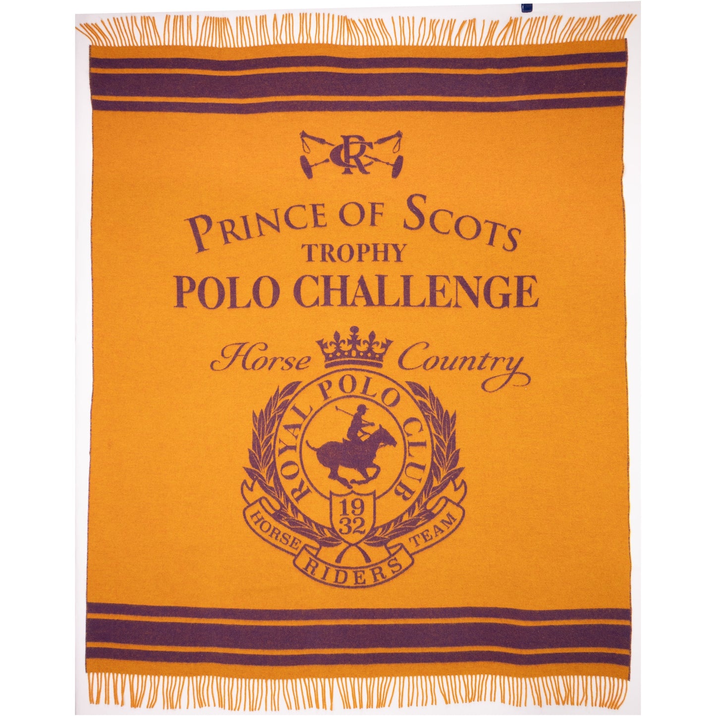 The Polo Challenge Throw – Extra-Fine Italian Merino Wool | 56" x 72"