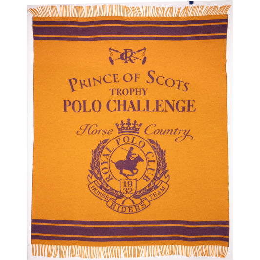 The Polo Challenge Throw – Extra-Fine Italian Merino Wool | 56" x 72"