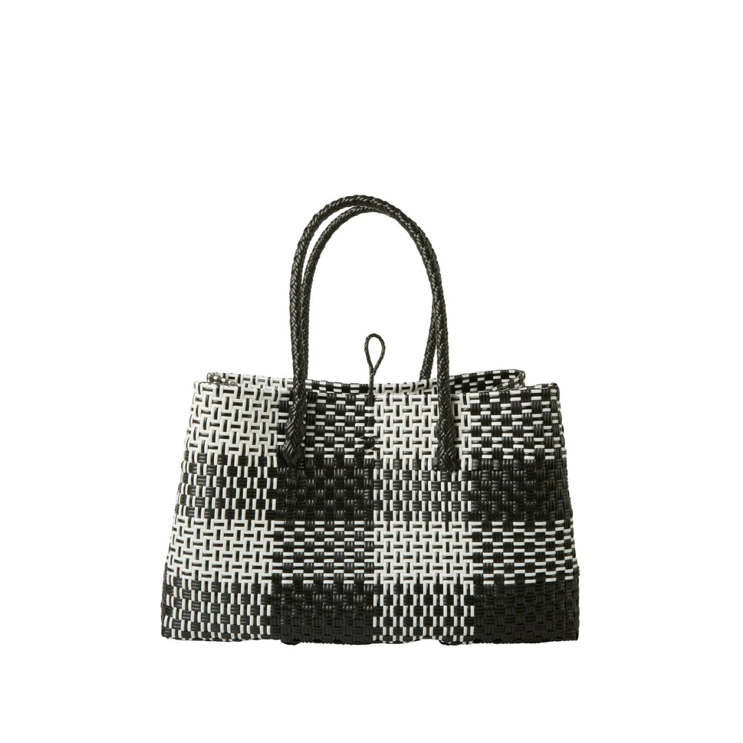 The Midi Piper Handwoven Tote · Recycled Plastic