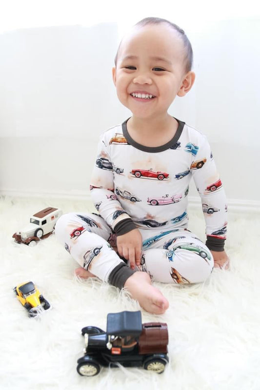 Walter’s Vintage Vrooms Long Sleeve Lounge Set