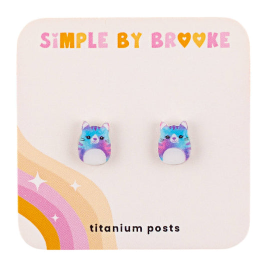 Squish mallow Earrings  // Cute Animal Earrings