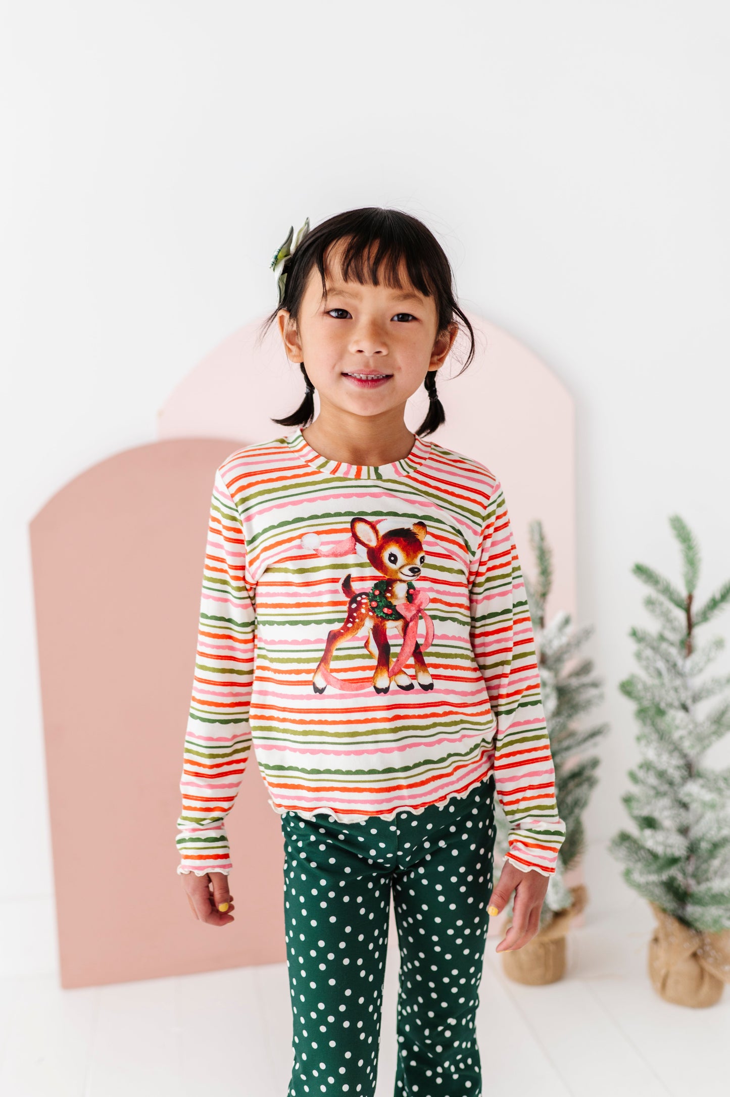 Vintage Reindeer | Bamboo Long Sleeve Shirt
