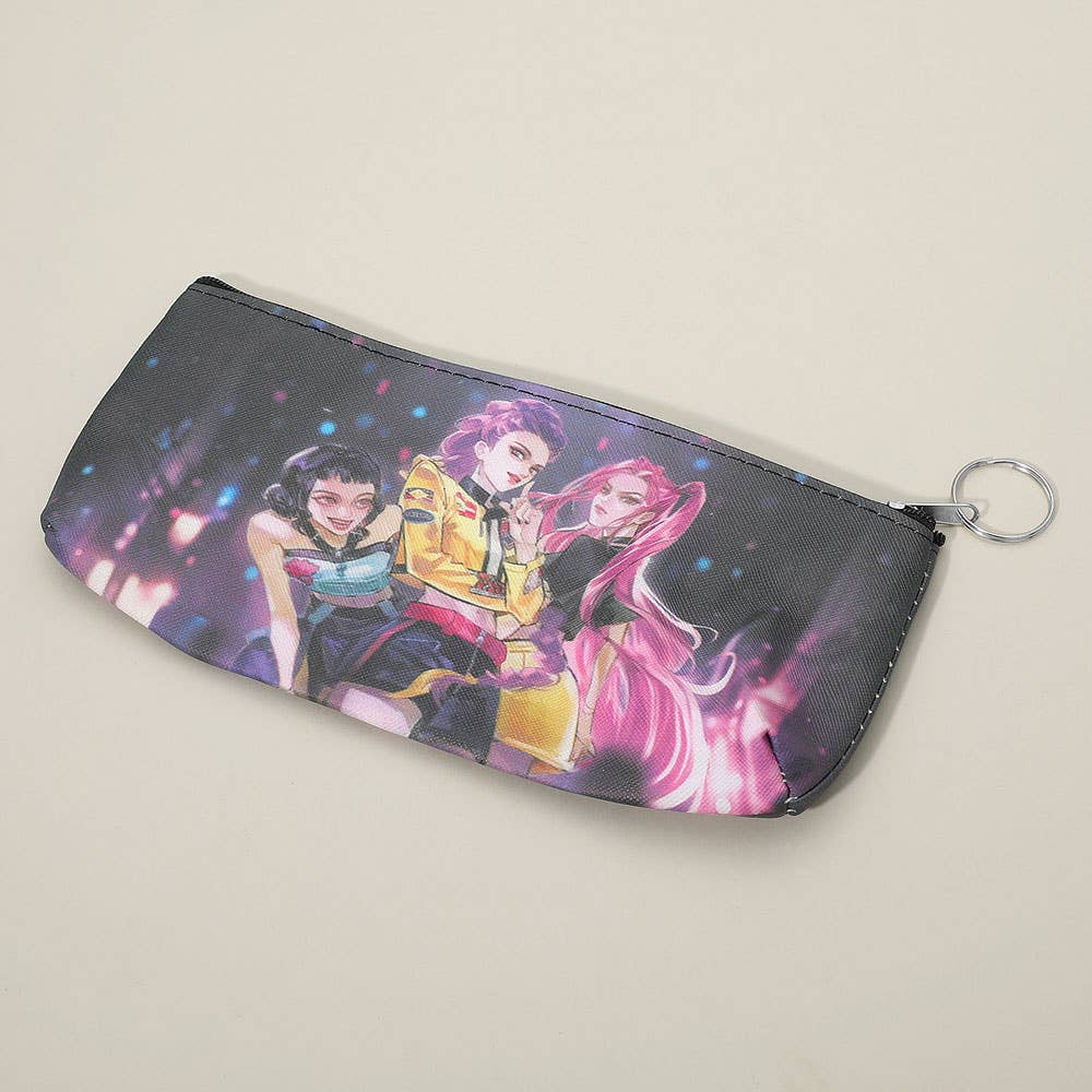 KPop Demon Hunters Huntrix Girl Power Squad Pouch Bags