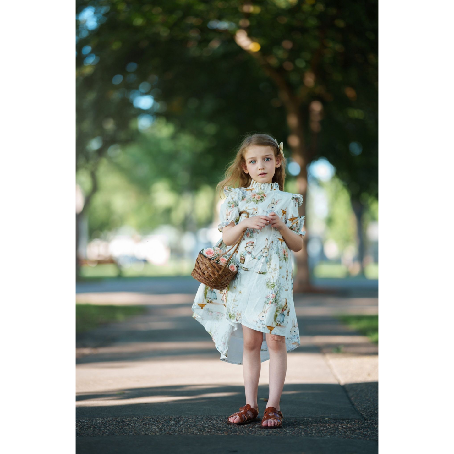 Aoki Dress-Bramble Rabbit Short Sleeve