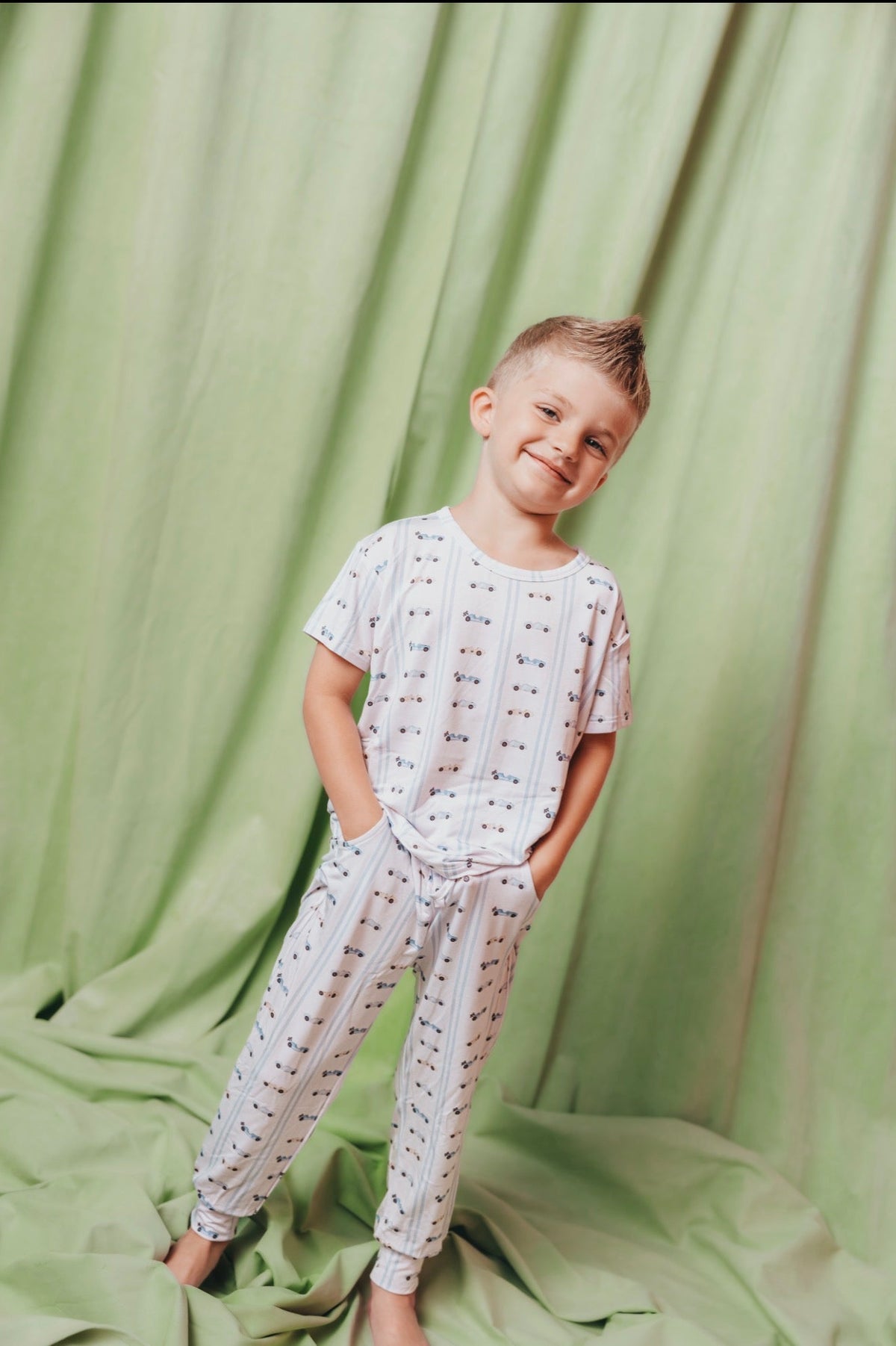 Speedway Stripe Kids Jogger Set