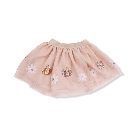 Pumpkins and Flowers Tutu Skirt