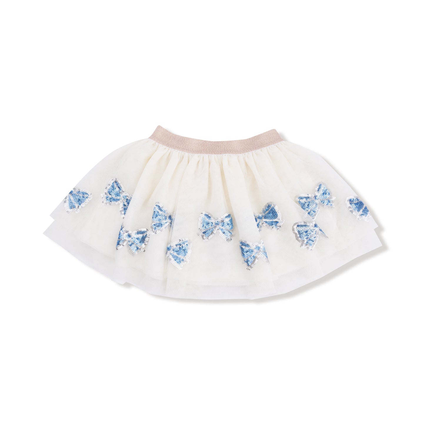 Blue Bow Tutu Skirt