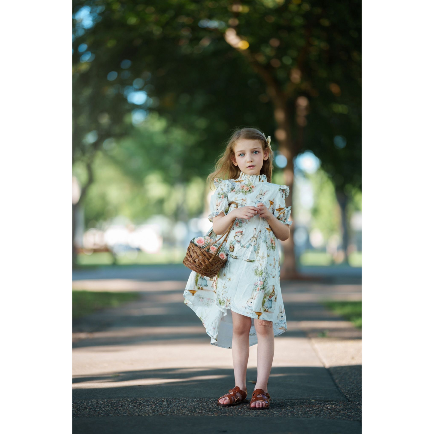 Aoki Dress-Bramble Rabbit Short Sleeve