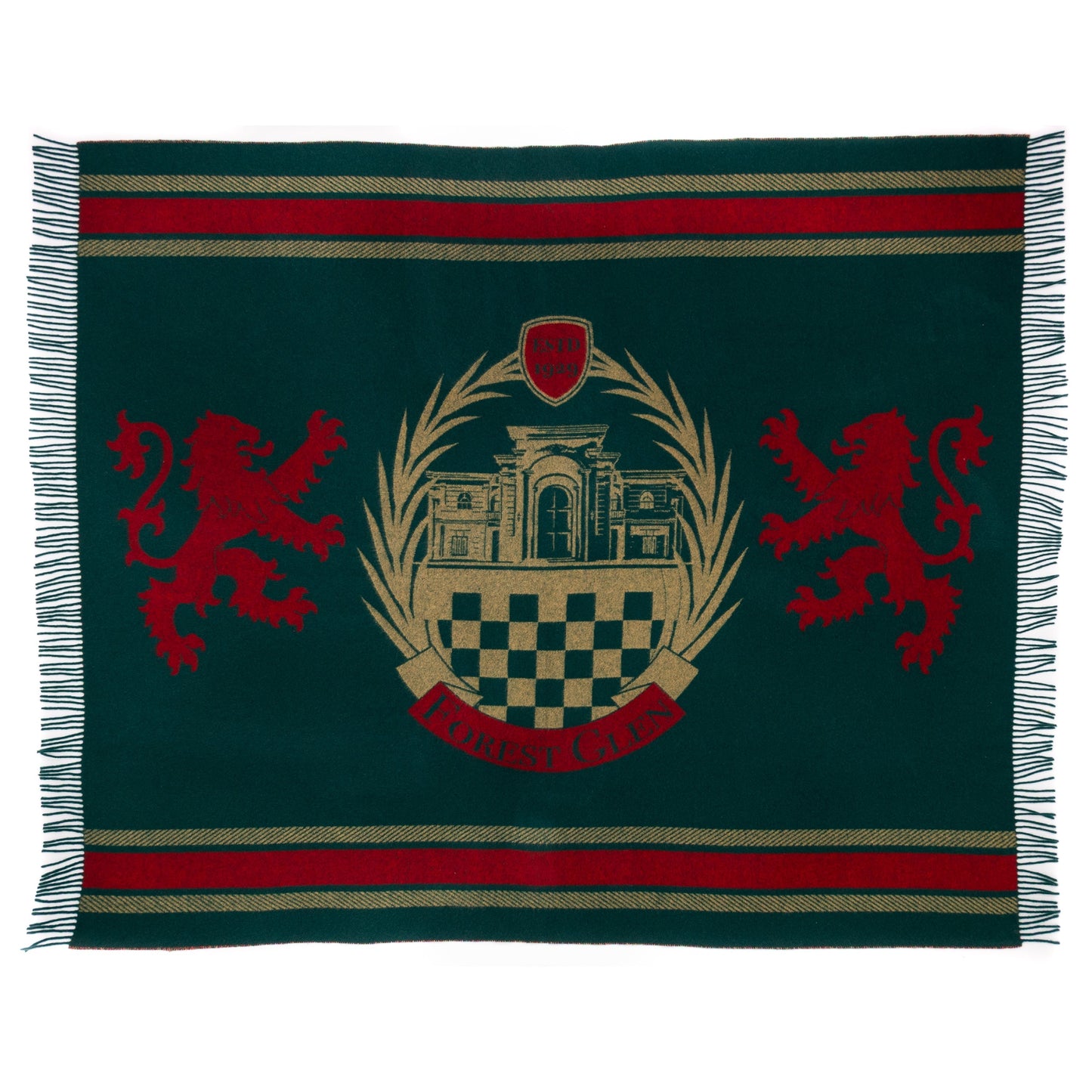 The Forest Glen Club Throw – Extra-Fine Italian Merino Wool | 56" x 72"