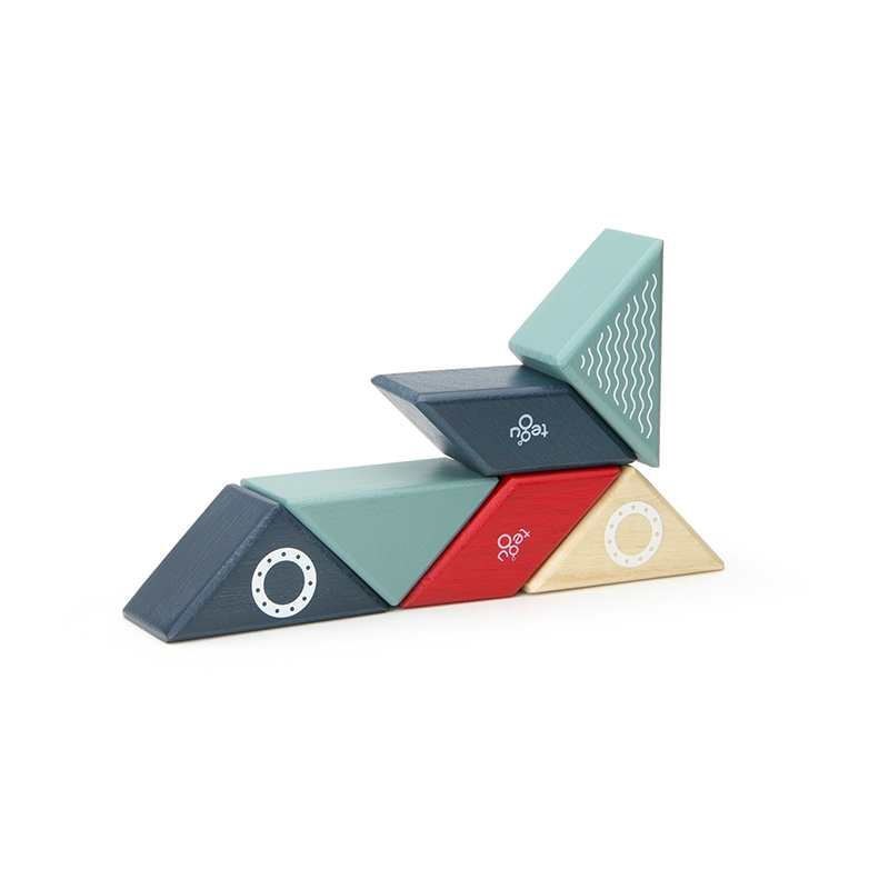 Travel Pals - Tugboat Magnetic Wooden Blocks 6 pieces