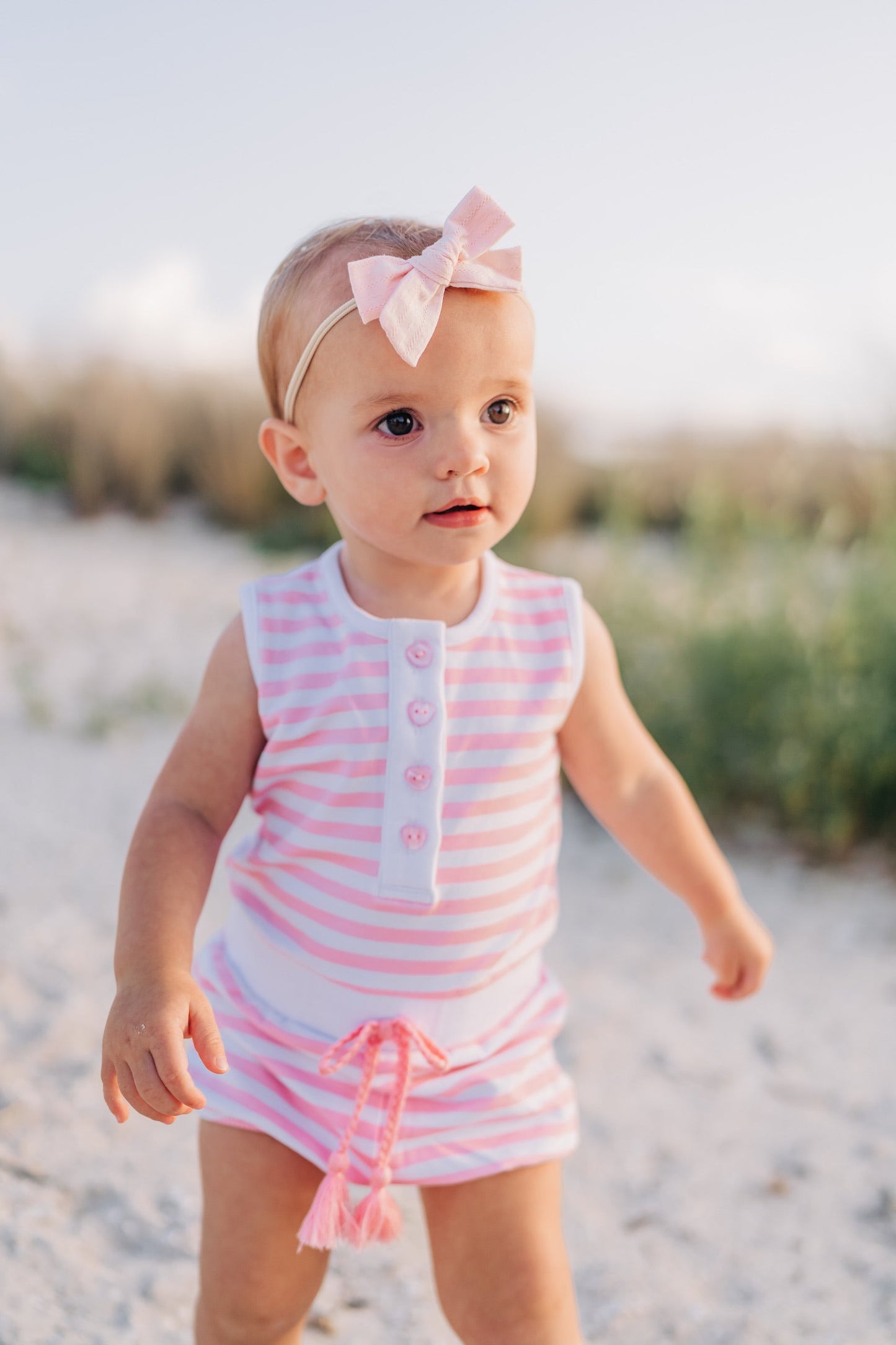 Candy Striped Romper