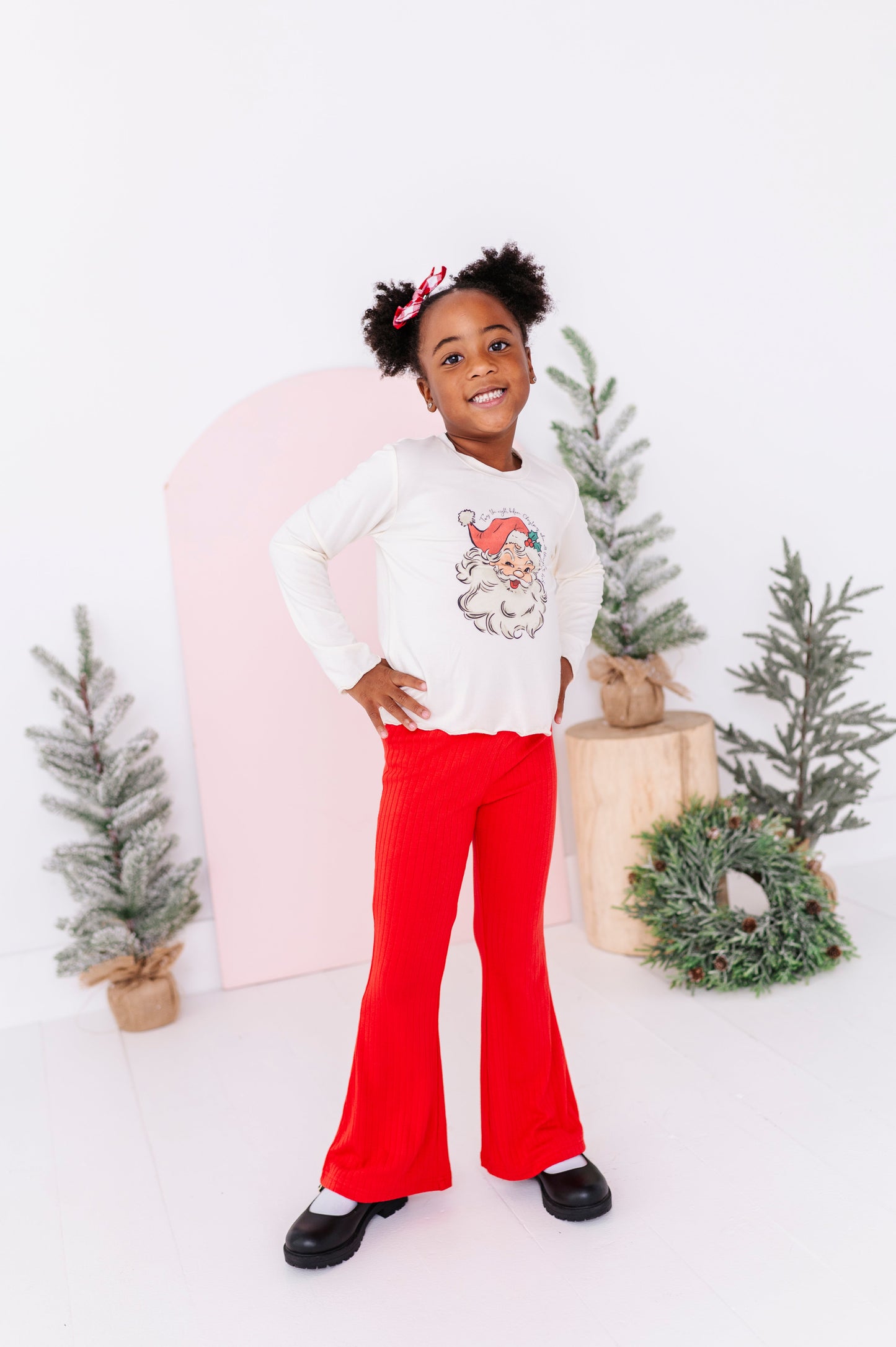 Jolly Santa | Bamboo Long Sleeve Shirt