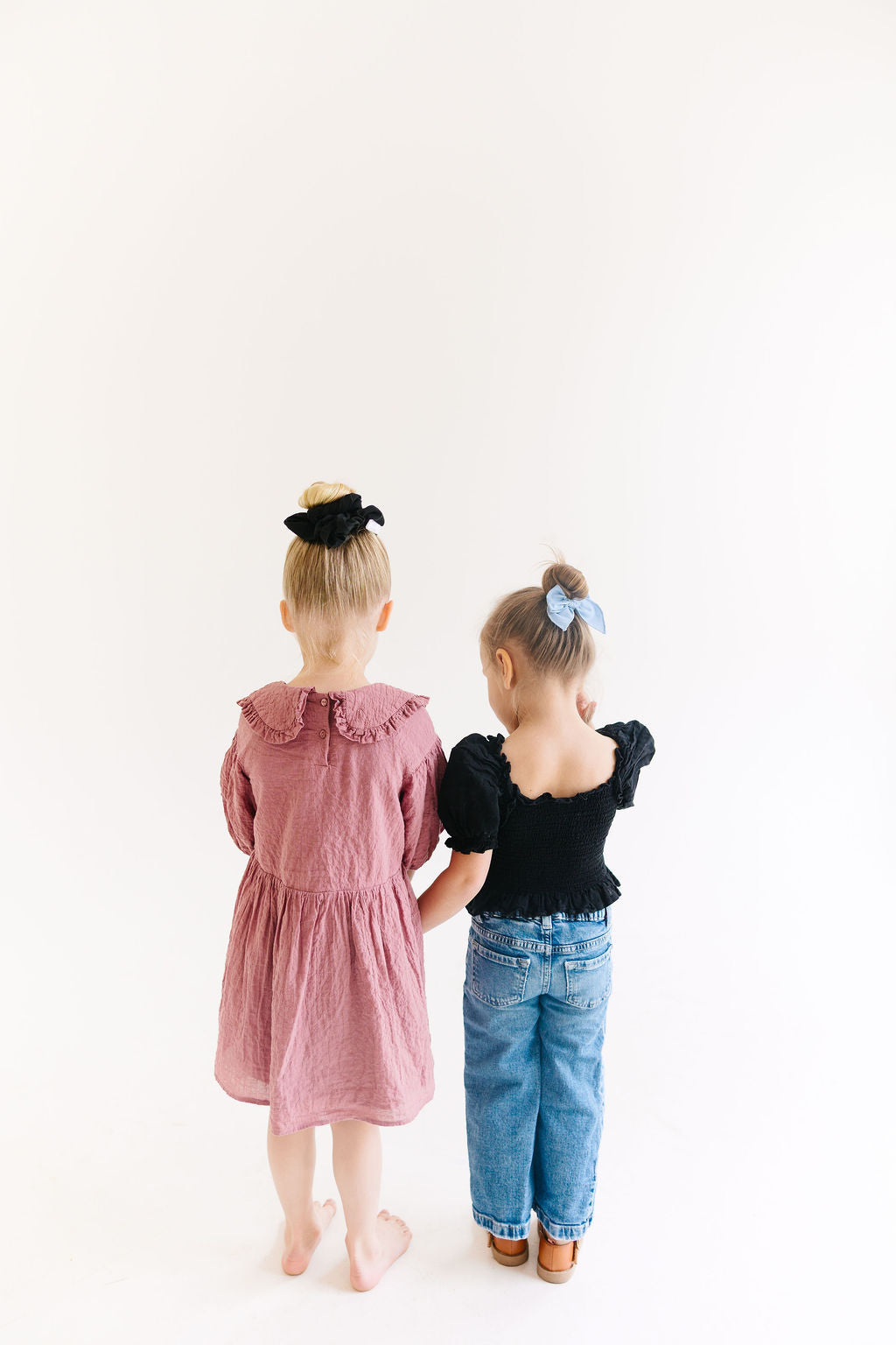 Black Solid Oversized Scrunchy