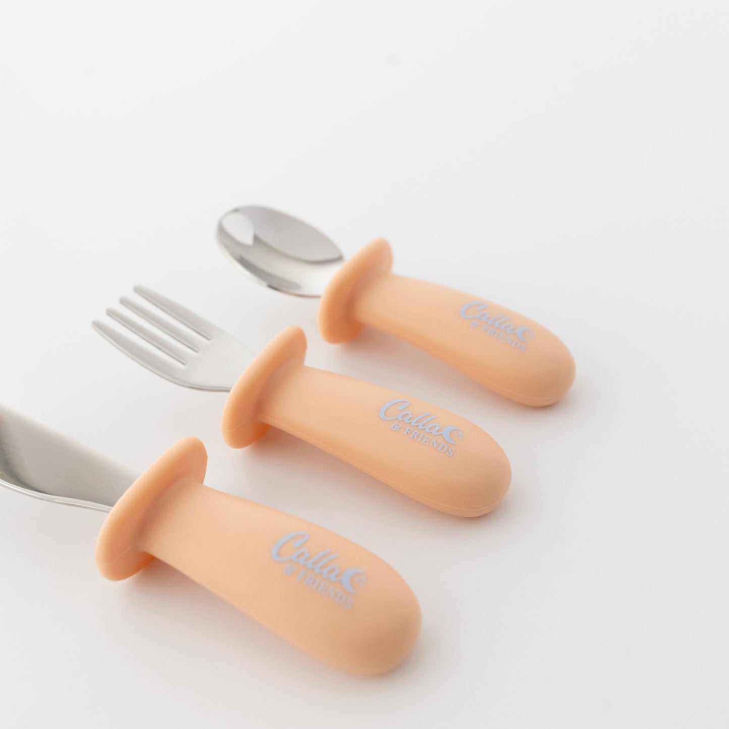 Silicone & Stainless Steel Toddler Utensil Set