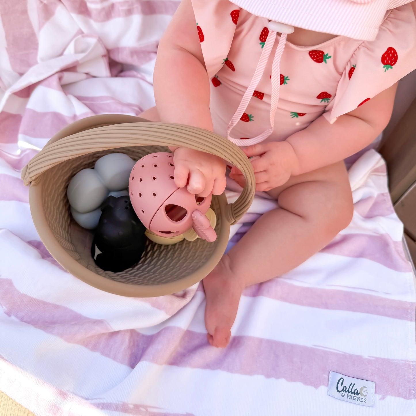 Strawberry Patch Bath Toys