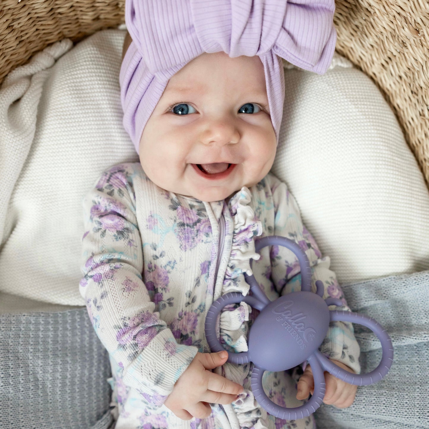 Garden Party Collection - Butterfly Rattle Teether