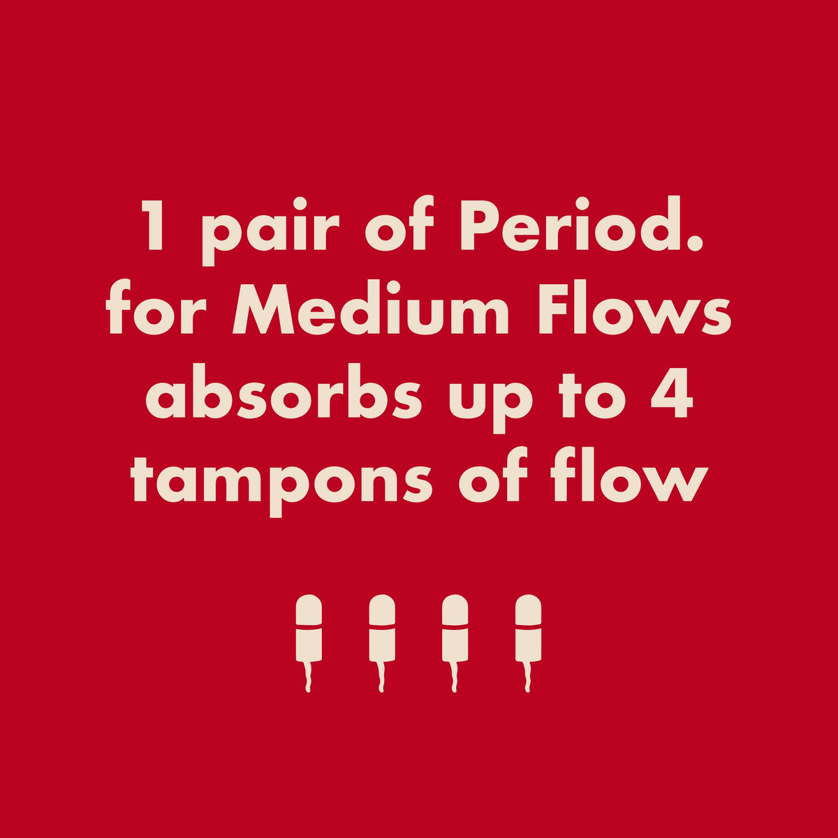 The Bikini Period. in Microfiber For Medium Flows