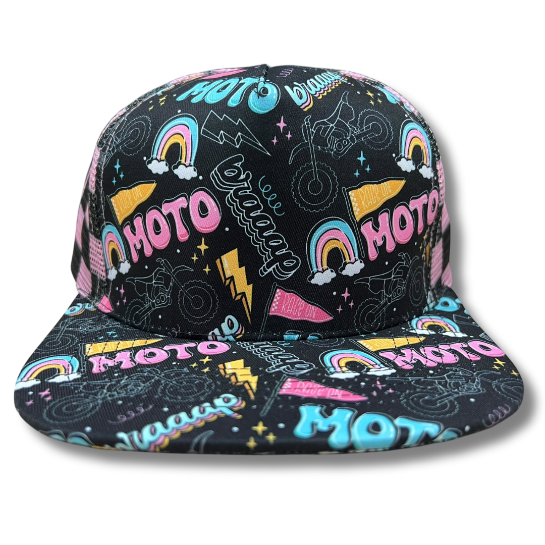 Moto Girl Snapback Hat