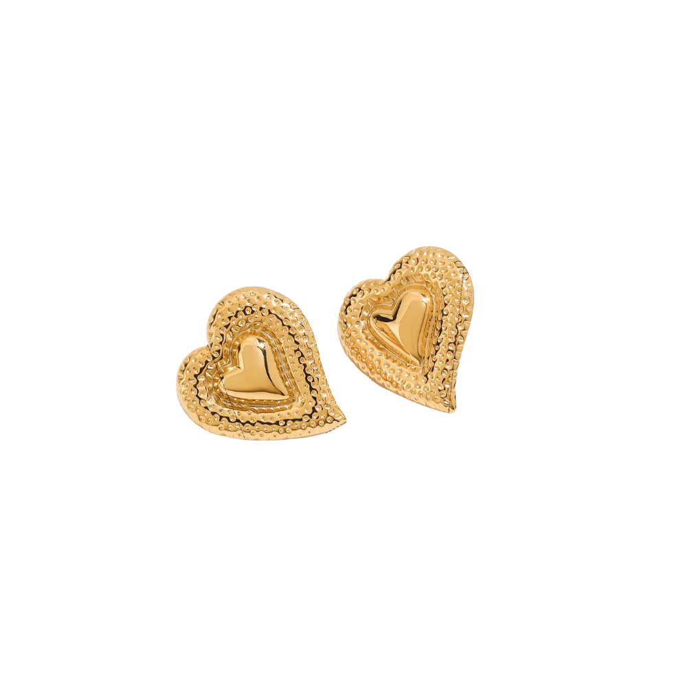 Golden Devotion Studs