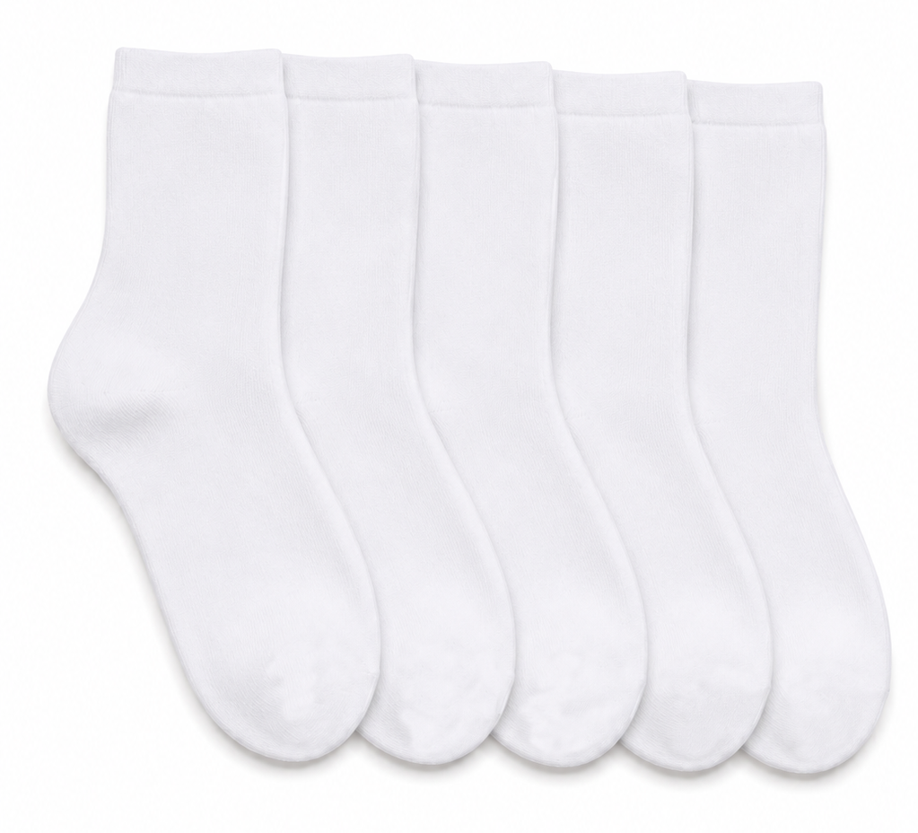 CREW 5-Pack Seamless Toe Socks Great with Sensory Sensitivities