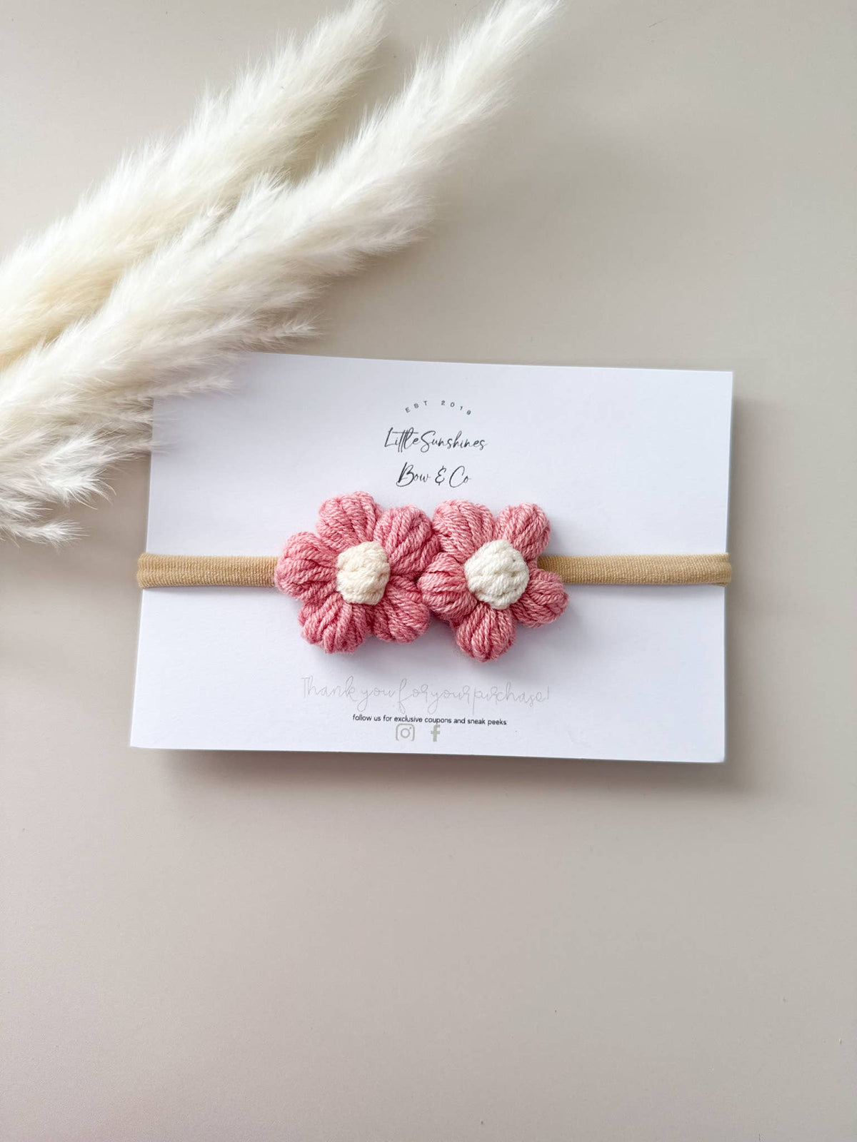 Crochet Flowers Hair Clips & Headbands