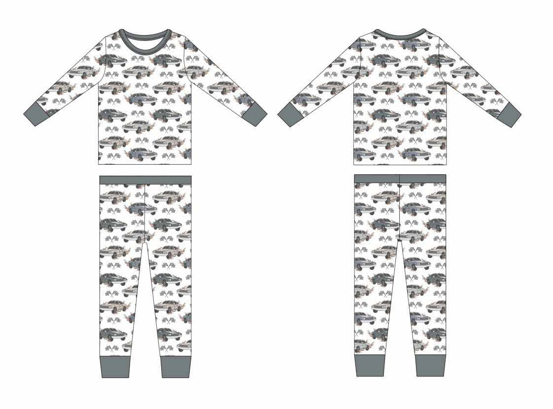 Boys Cars Pajama Two piece