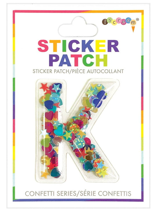 K Confetti Sticker Patch