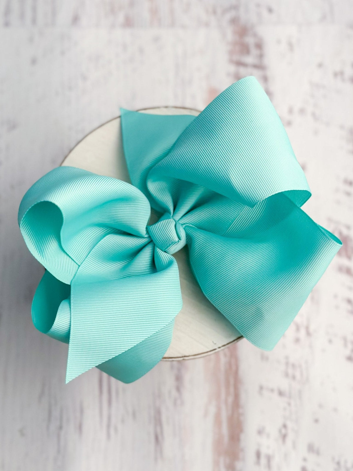 Texas Size Grosgrain Hair Bow - Alligator Clip - 6.5" - 36 colors