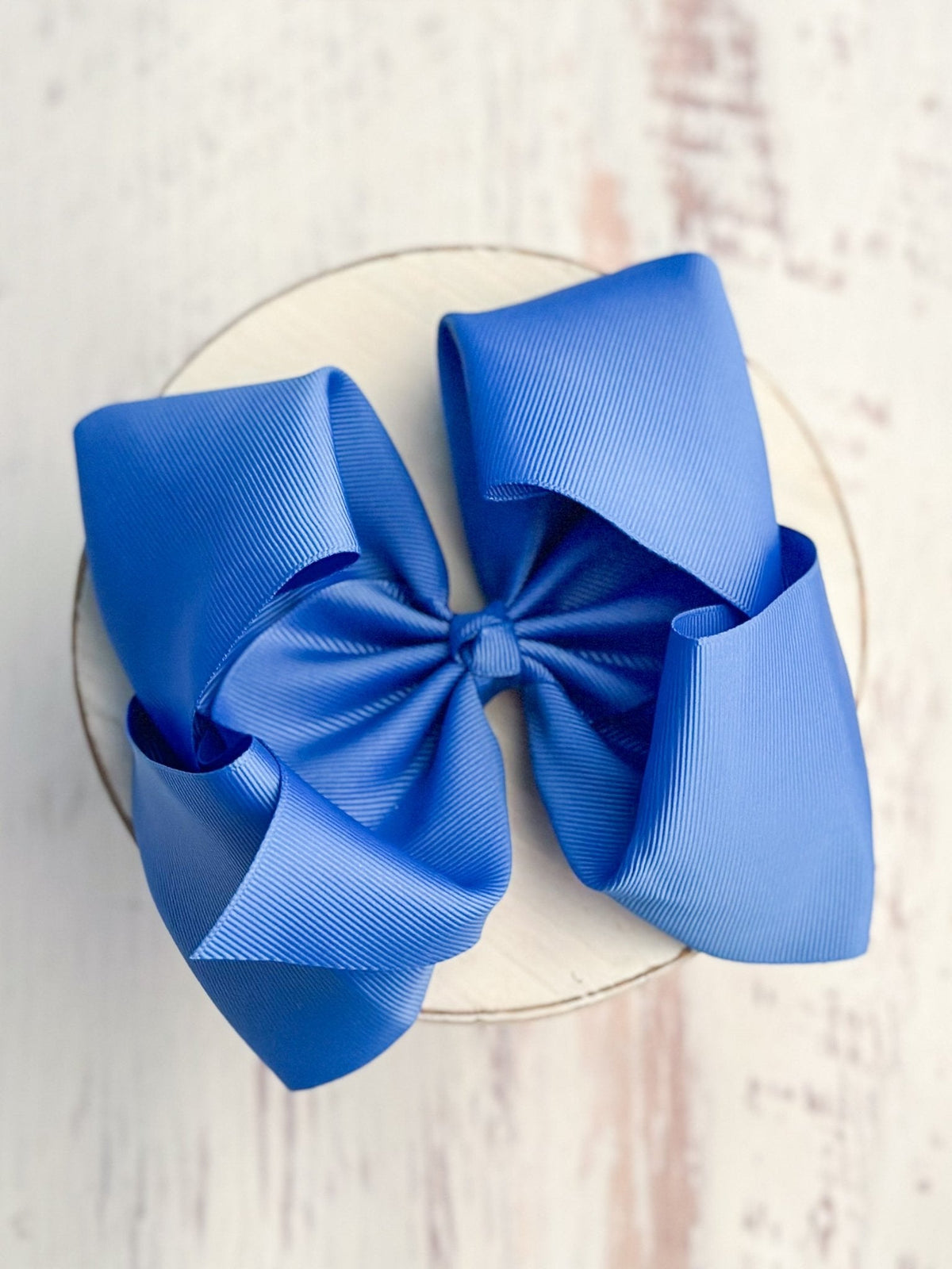 Texas Size Grosgrain Hair Bow - Alligator Clip - 6.5" - 36 colors